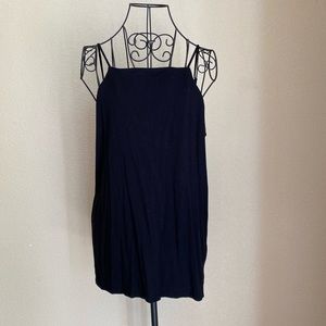 J. Crew Square High Neck Tank Top Black Size M